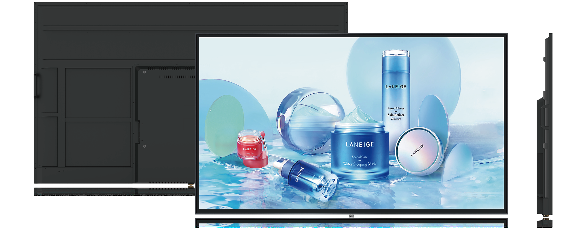 What is the difference between a TV and a commercial display?