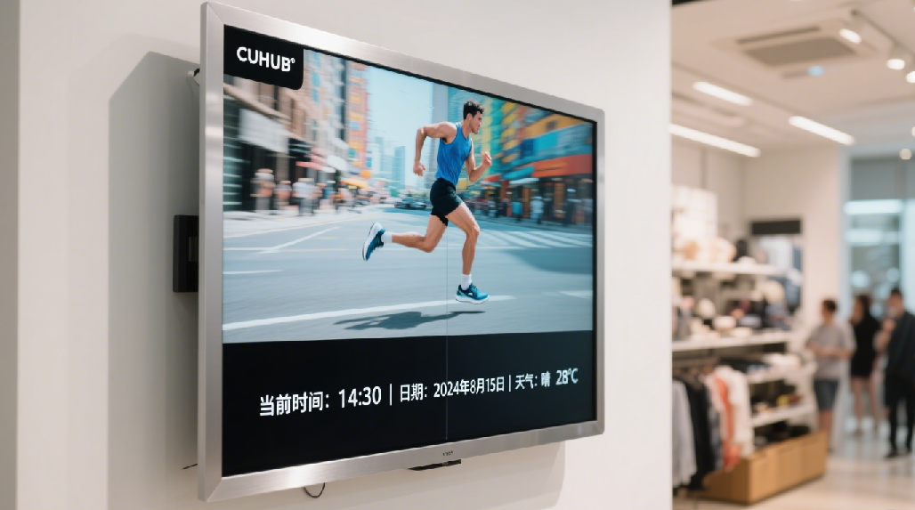 Elevate Visibility with CUHUB’s Smart Advertising Displays