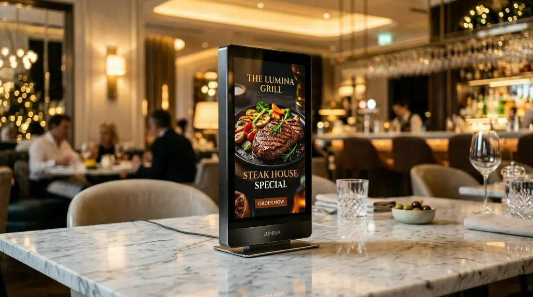China Digital Signage Factory Guide 2026: Next-Gen Indoor Table Advertising Players & DOOH API Integration
