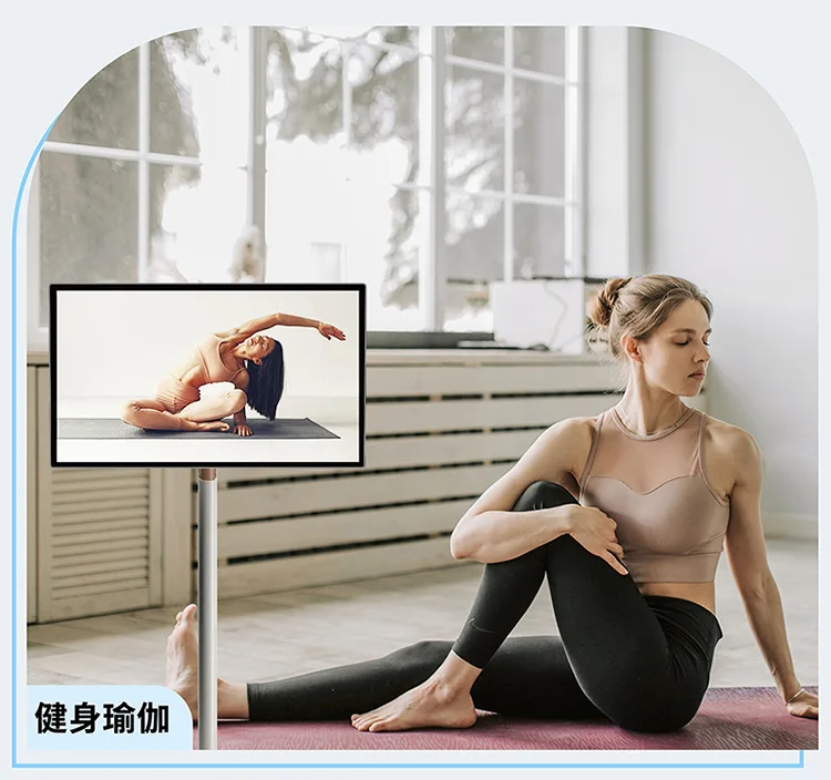55-inch portable mobile screen