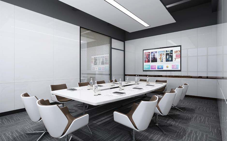 infrared touch interactive flat panel display