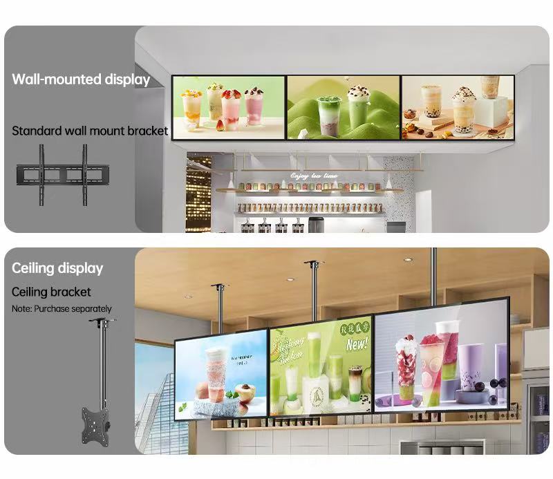 Indoor Wall Mounted Advertising Machine