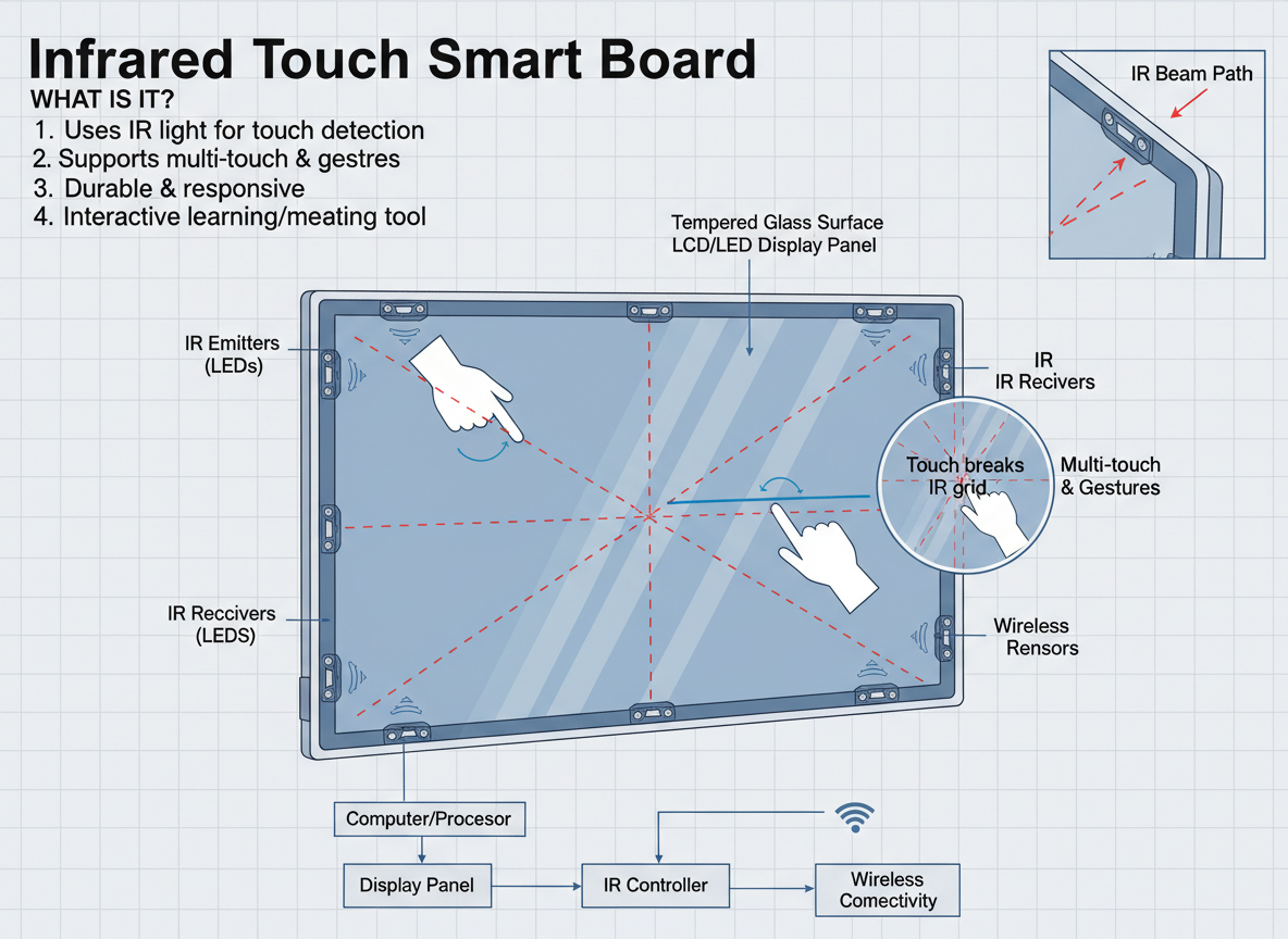 What is Infrared Touch Smart Board? - Infrared Touch Smart Board