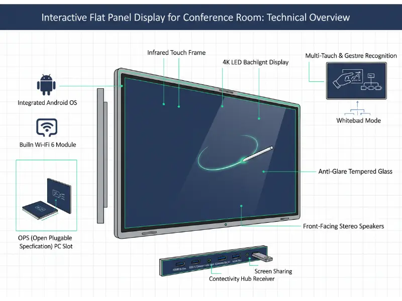 What is Interactive Flat Panel Display for Conference Room? - Interactive Flat Panel Display for Conference Room