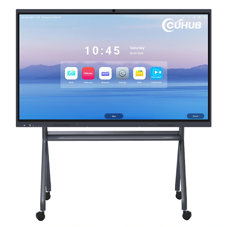 Interactive Flat Panel Display with Camera